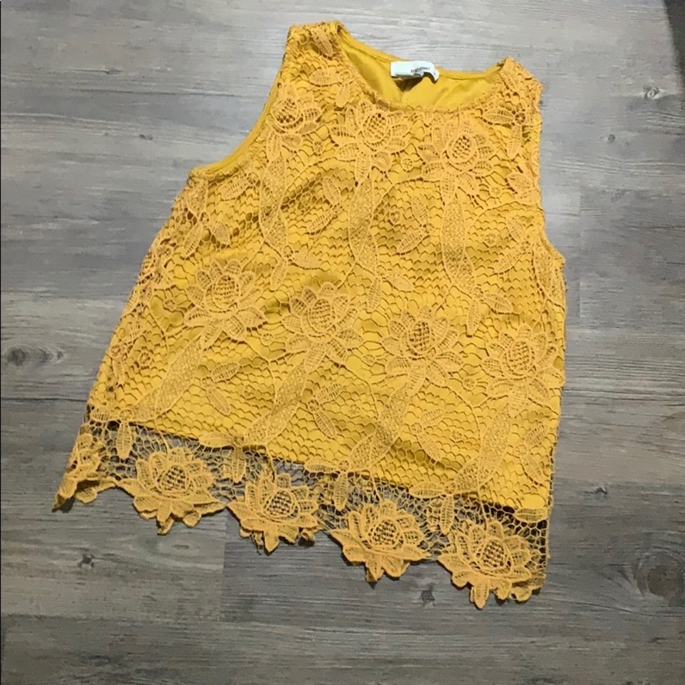 Mustard tank top